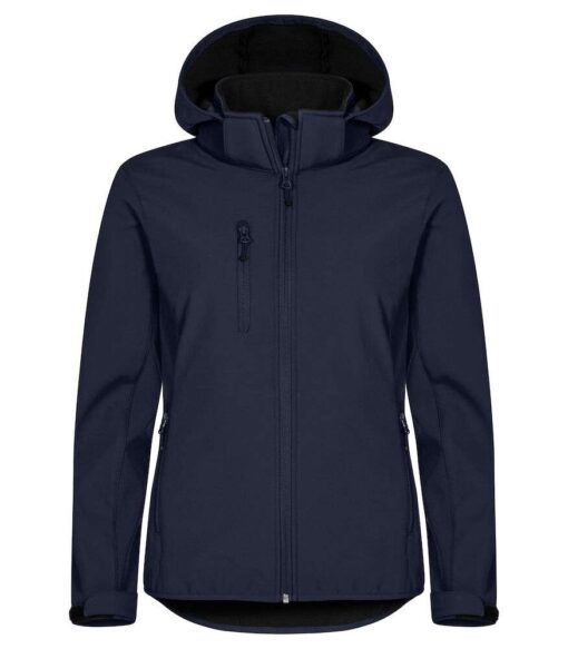 Classic Softshell Hoody Lady Navy