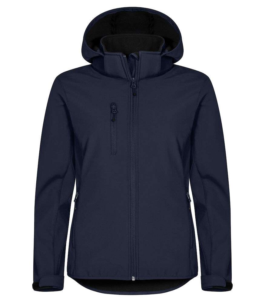 Classic Softshell Hoody Lady Navy