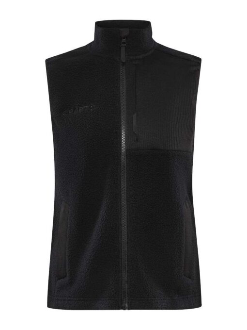 ADV Explore Pile Fleece Vest W Black