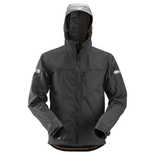 Snic AW SOFTSHELLJAKKE M/HETTE sort