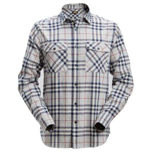 Snic FLANELLSKJORTE ASH/CHILI RED