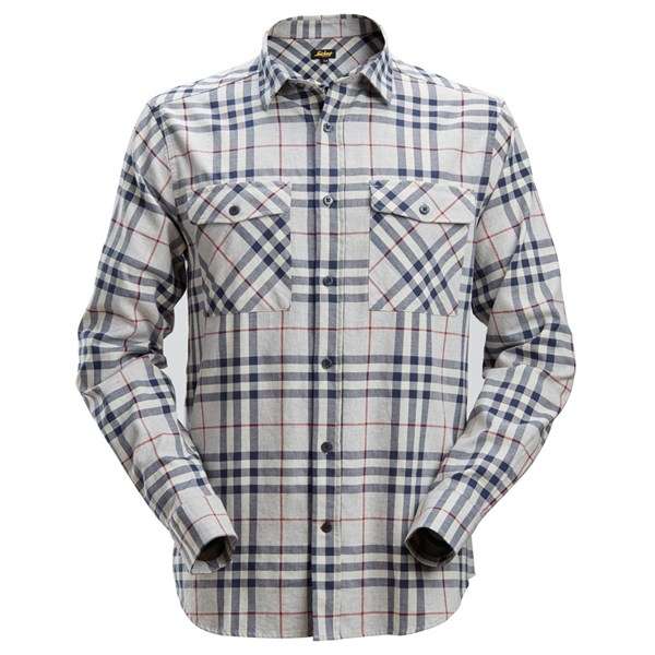 Snic FLANELLSKJORTE ASH/CHILI RED