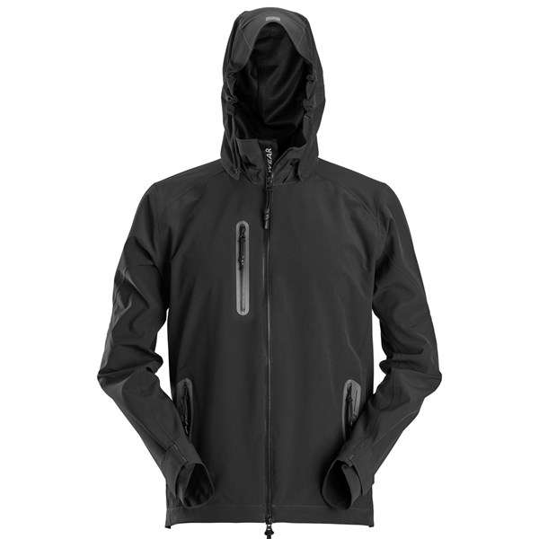 Snic 1218 Vanntett softshelljakke med hette sort