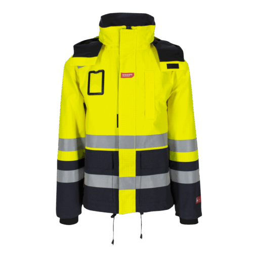 Aksla jakke, lettforet 331 Marine/Fl gul