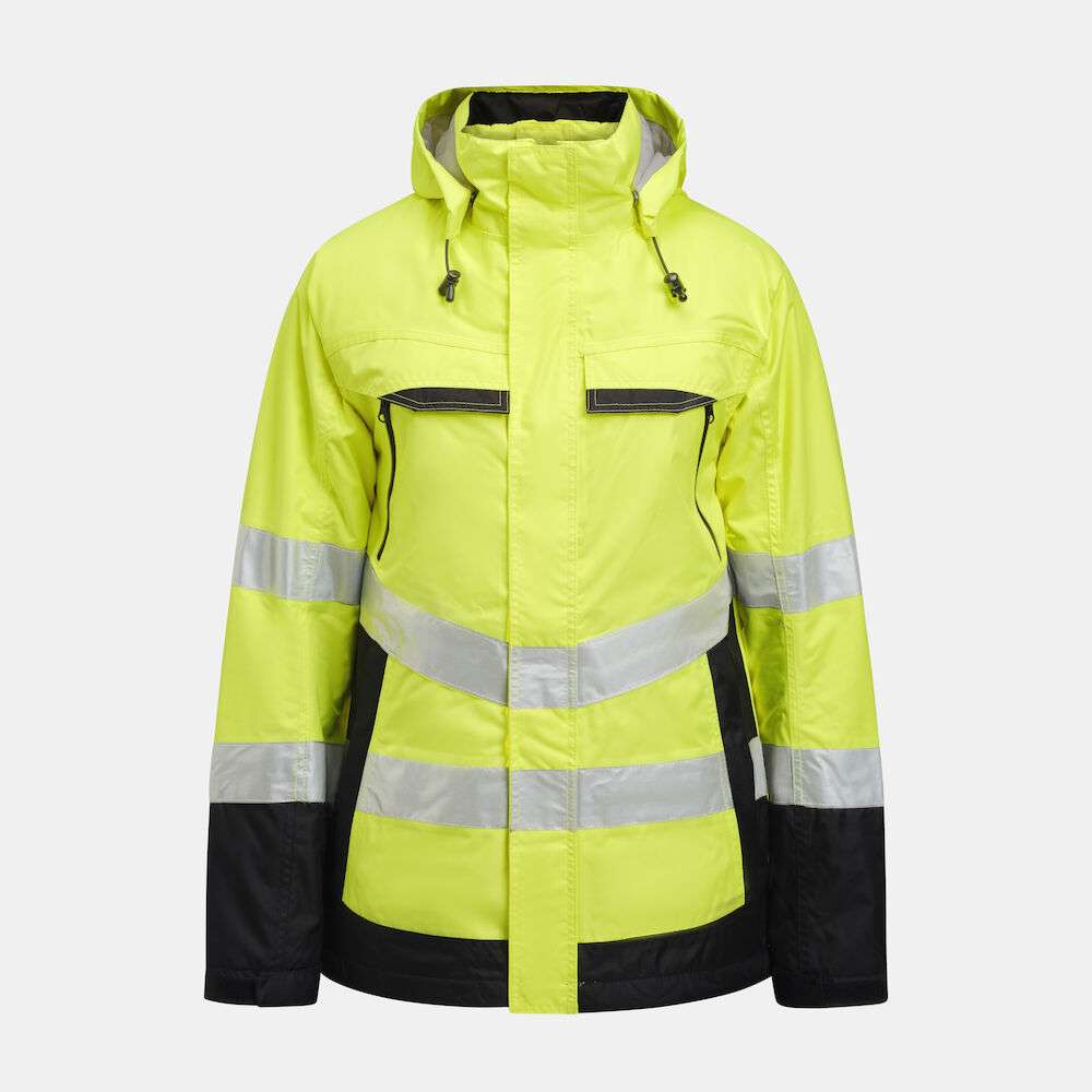 Jobman HV Skalljakke KL 3 Gul/Svart