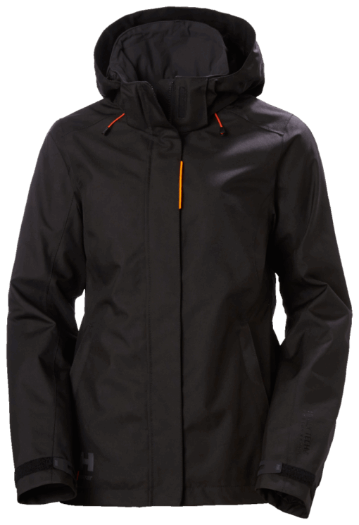 HH W LUNA SHELL JACKET BLACK