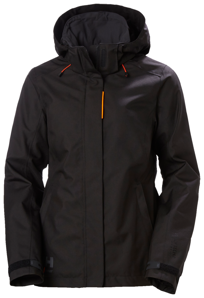 HH W LUNA SHELL JACKET BLACK