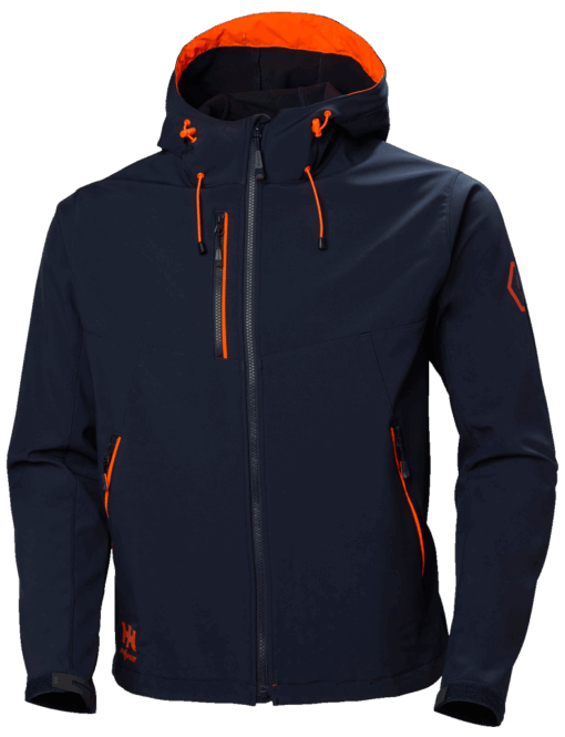 HH CHELSEA EVO HOODED SOFTSHELL 590NAVY