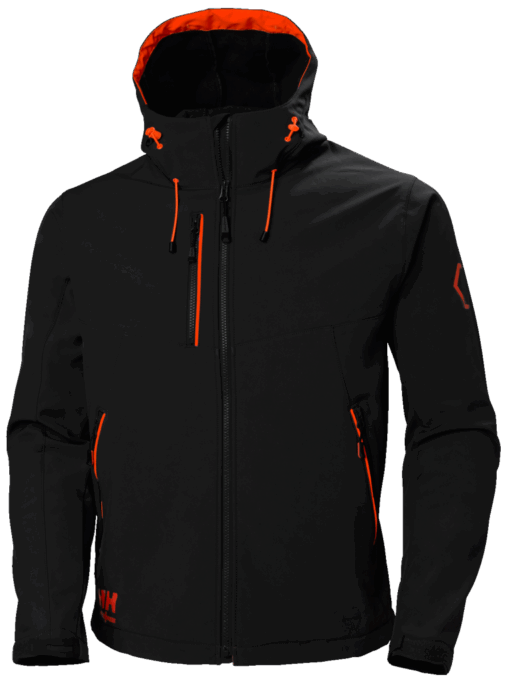 HH CHELSEA EVO HOODED SOFTSHELL 990BLACK