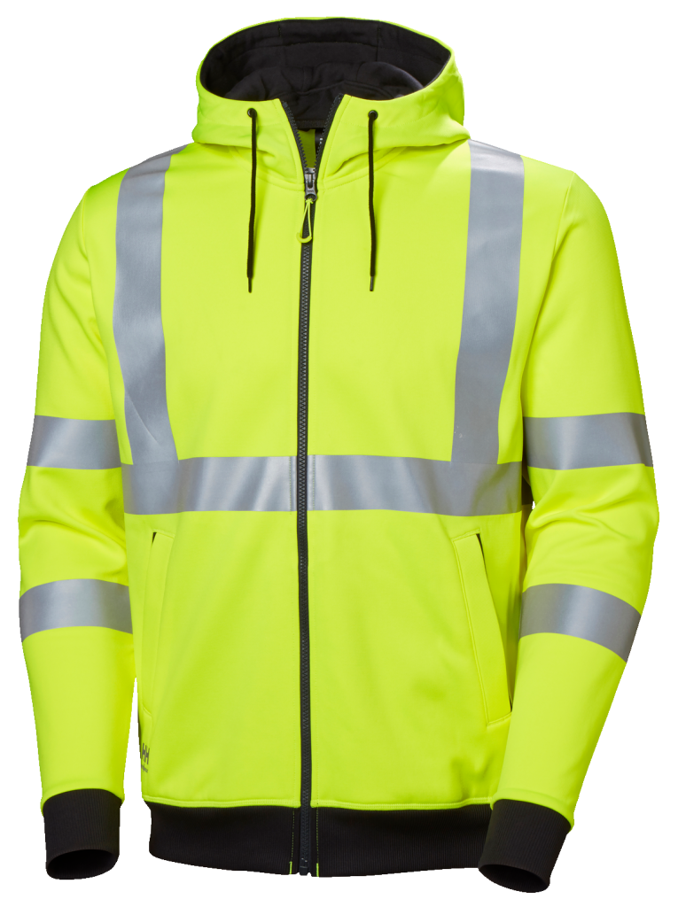 Addvis Hi Vis Hettejakke Med Glidelås