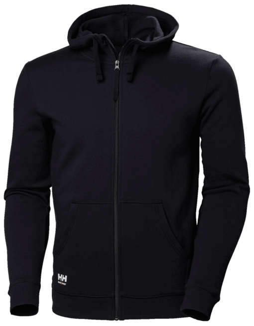 HH MANCHESTER ZIP HOODIE BLACK