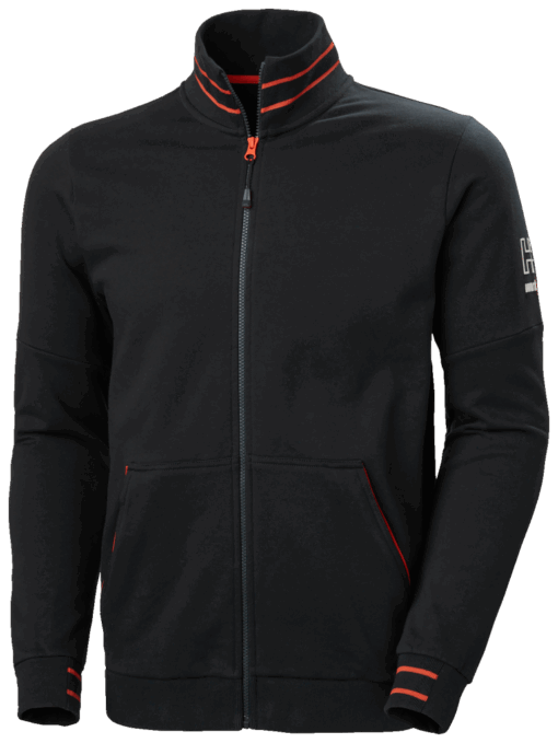 HH KENSINGTON ZIP SWEATSHIRT 990 BLACK