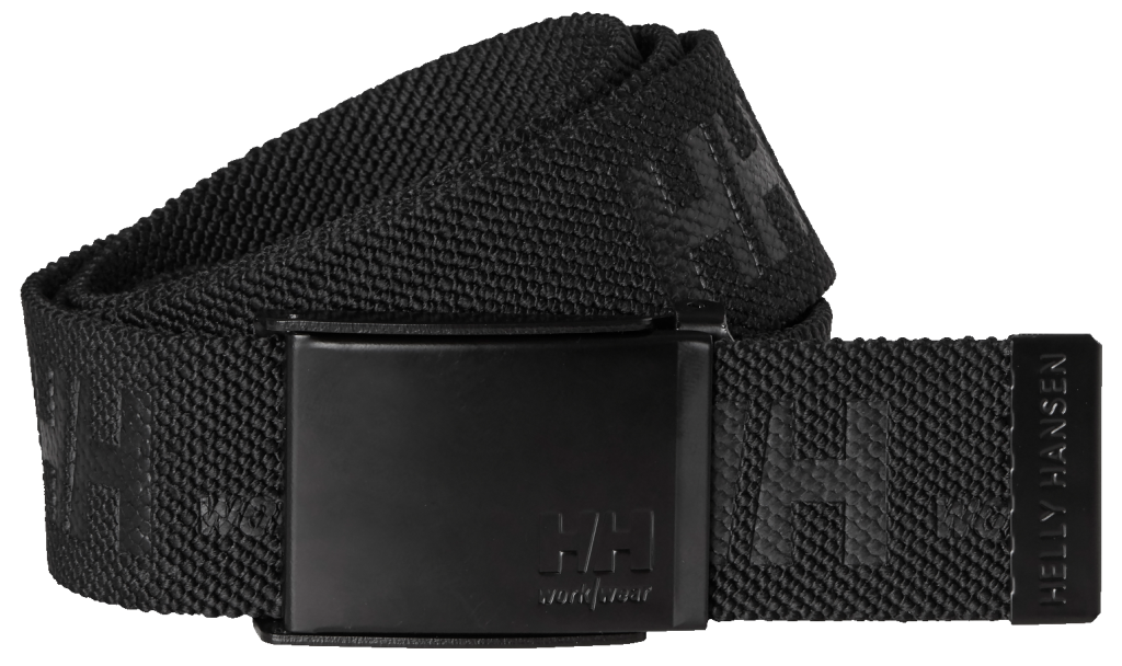 HH LOGO WEBBING BELT 990 BLACK