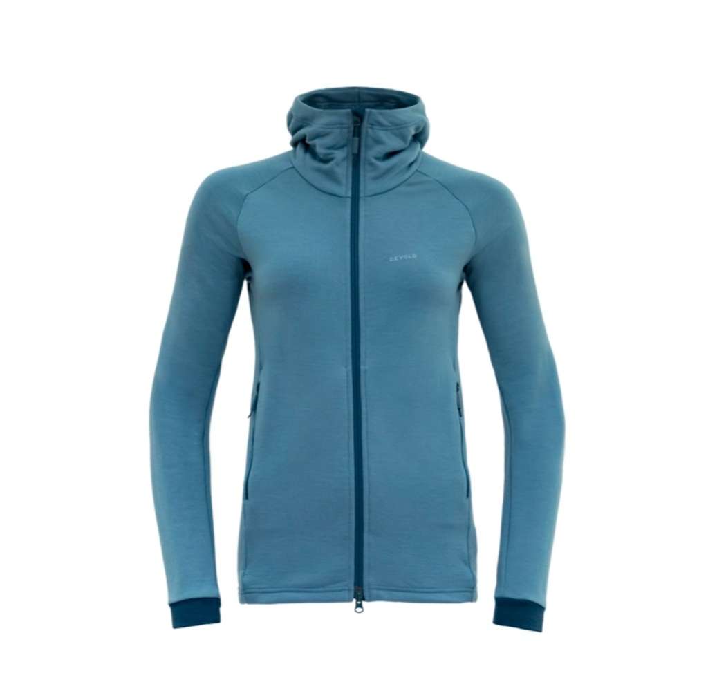 DEVOLD - NIBBA MERINO JKT HOOD WMN MOON