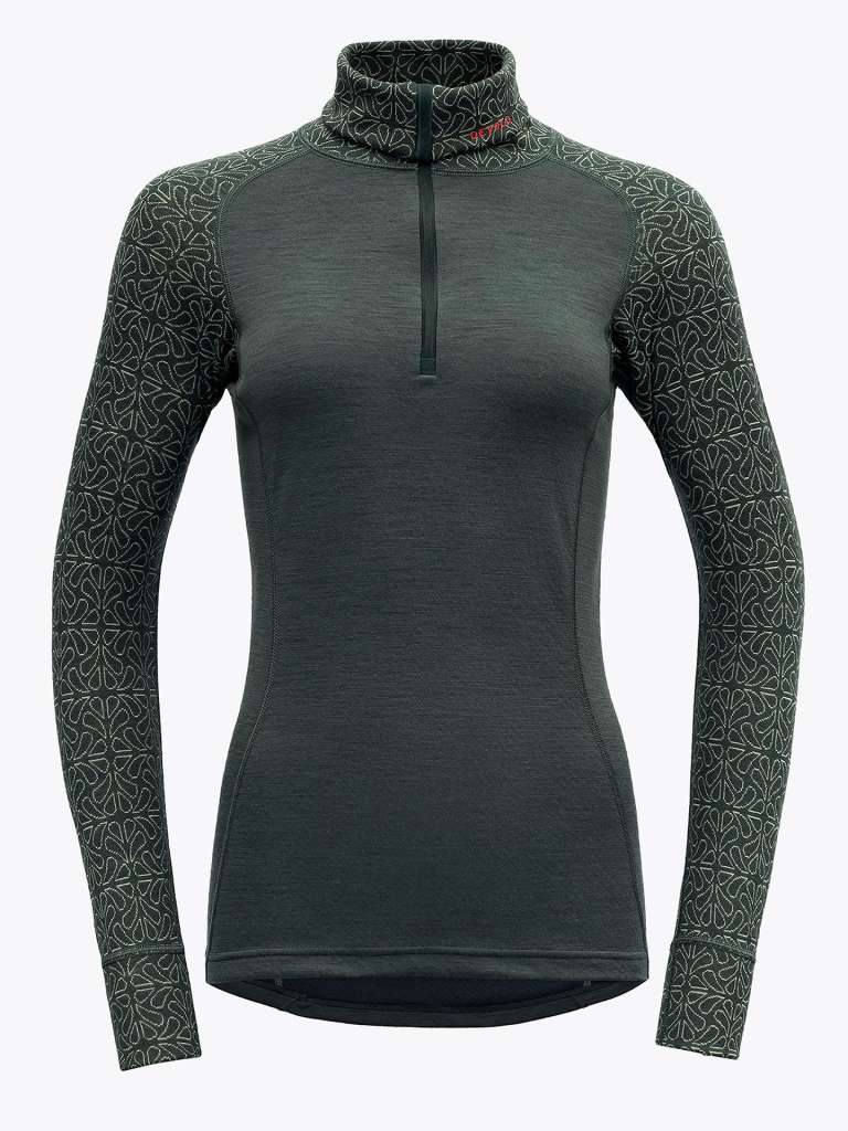 DEVOLD - DUO ACTIVE MERINO 205 Z.NECK WMN WOODS